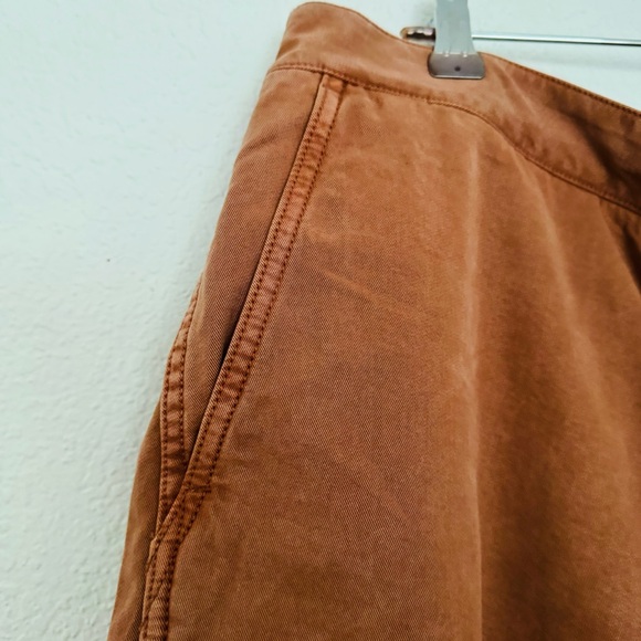 MADEWELL 7 1/2" Easy Drawstring Chino Shorts in Warm Amber Size 40 - Picture 11 of 14